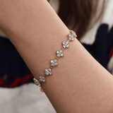 ARMBAND CRYSTAL FLOWERS