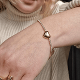 Armband Golden Heart 14K Vergoldet