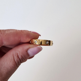 RING Clara 18K Vergoldet