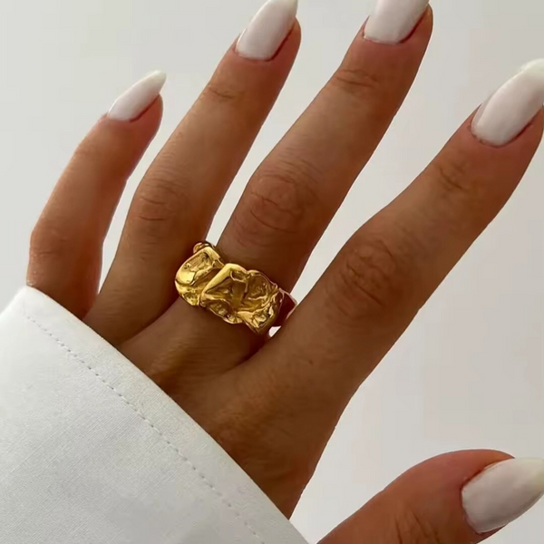 RING GOLDEN LAVA