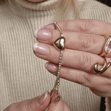 Armband Golden Heart 14K Vergoldet